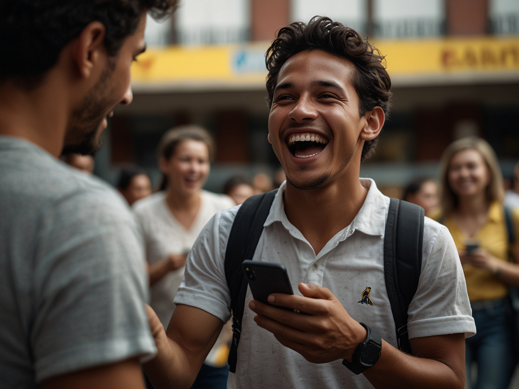 Celebración tras registro